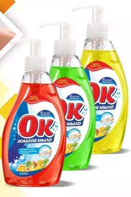 Жидкое мыло для рук "ОК" (470 гр)