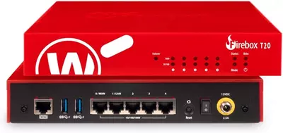 96 165 671 so'm / dona Межсетевой экран WatchGuard Firebox T20-W с базовым пакетом безопасности на 3 года (WGT21033-WW)