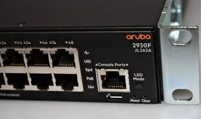 32 127 688.9 сум / шт. Коммутатор HPE Aruba 2930F 48G PoE+ 4SFP Switch (JL262A)