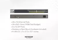 Коммутатор NETGEAR GS728TP Smart Managed Pro PoE - от {0} сум