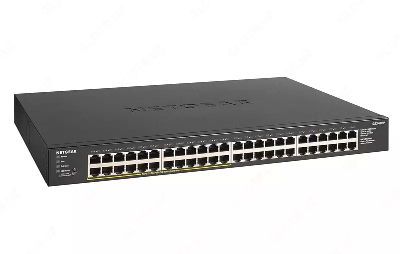 Коммутатор NETGEAR Ethernet GS348PP - Неуправляемый PoE