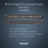от {0} сум Коммутатор NETGEAR Ethernet GS348PP - Неуправляемый PoE