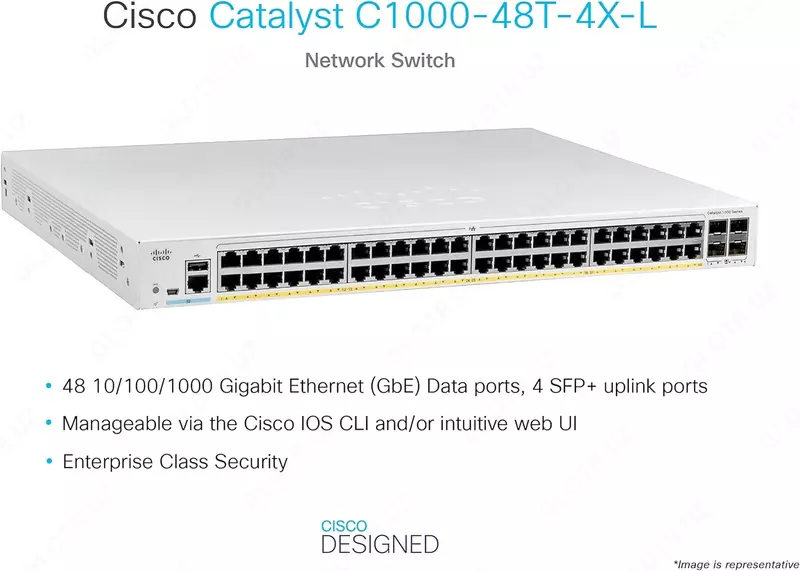 Коммутатор Cisco Catalyst 1000-48T-4X-L