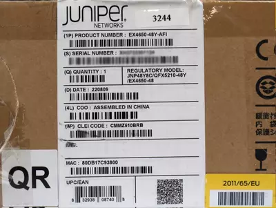 Коммутатор Juniper EX4650-48Y 48x25GbE+8x100 GbE Ethernet Оптом и розница