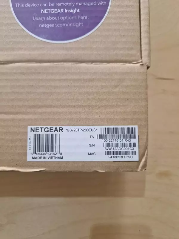 от {0} сум Коммутатор NETGEAR GS728TP Smart Managed Pro PoE