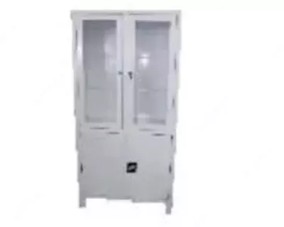 Металлический 2-х створчатый шкаф для хранения лекарств (Арт - ШМ 10-1)