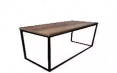 Рабочий стол в стиле "Лофт" (Арт-St-07) 1200 х 600 х 760