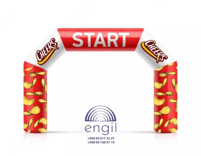 Надувные арки "СТАРТ/ФИНИШ" - 7 000 000 сум / шт.