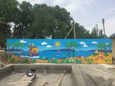 Devor rasmlari, devor rasmlari, barelyeflar, baland relyeflar, 3D chizmalar, dizayn, eskiz, rassomlar, haykallar