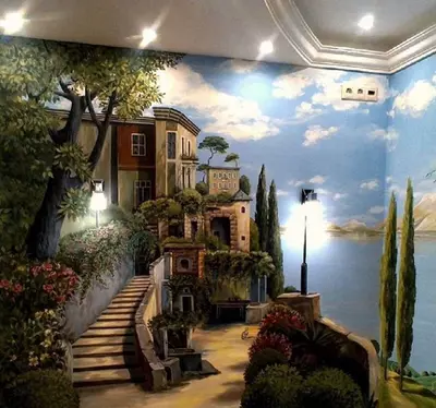 Роспись Барельеф Скульптуры Дизайн 3D Водопад Беседки Фонтан Бассейн - Strelec_ART_group