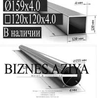 Труба профильная стальная 120x120x4. Труба стальная электросварная 159х4.