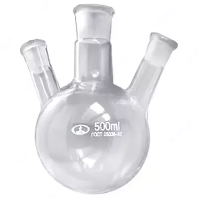 Колба КГУ-3-1-500-29/32-19/26 с тремя горловинами (шт)