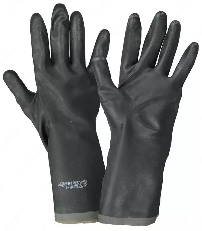 Перчатки для работ с кислотами и щелочами (Пара)