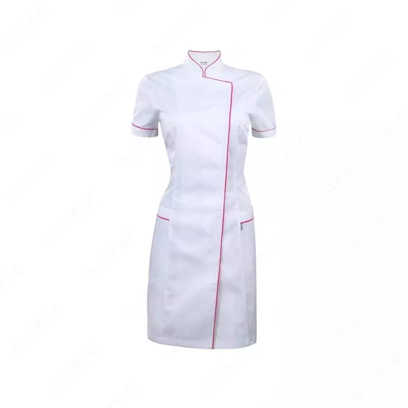 Медицинский халат для мужчин и женщин (Белый)