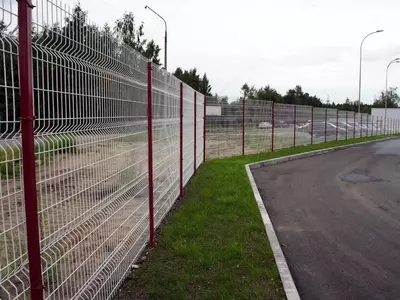 Еврозабор из разных цветов покраска порошковая