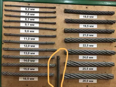 Канат стальной д-16