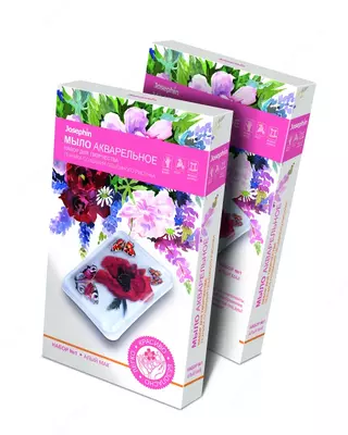 Набор Фантазер Josephin Мыло акварельное. Набор №1 "Мак"