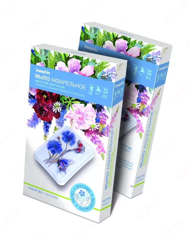 Dreamer Josephin Akvarel sovuni to'plami. №2 to'plam "Makkajo'xori" - 34 200 so'm