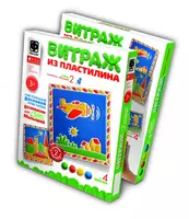 Витражный пластилин Фантазер Набор №2 "Самолетик и Машинка" - 51 000 сум