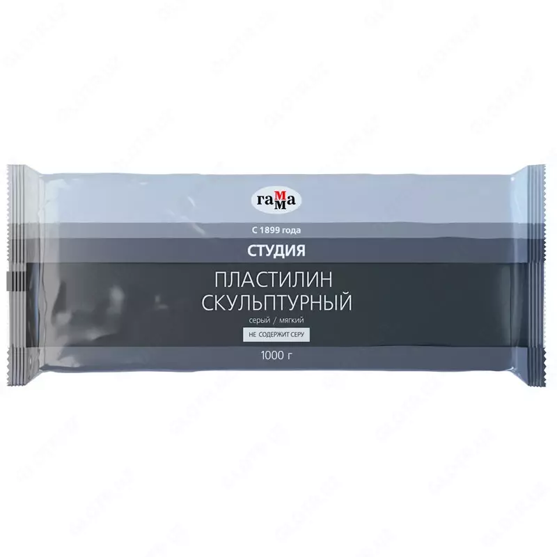 Plastilin haykaltarosh GAMMA yumshoq kulrang