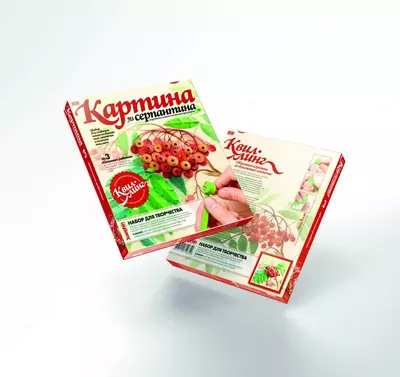 Набор для квиллинга Фантазер. Картина из серпантина "Осенняя рябина" - 24 200 сум / шт.