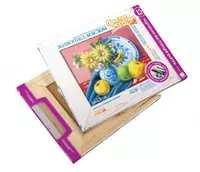 Fantazer to'plami. Rasmlar to'plami 24x30 sm "Olma bilan natyurmort" - 138 500 so'm