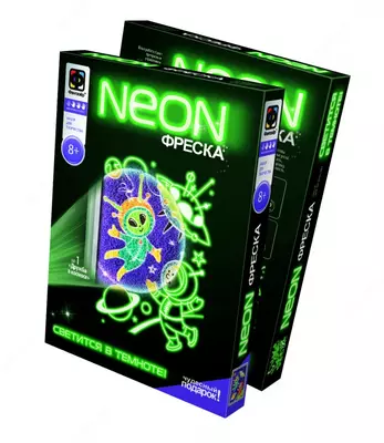 Набор Фантазер. Neon фреска "Дружба в космосе" - 73 400 сум / шт.