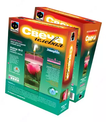 Набор Фантазер Josephin Свеча гелевая "Капля росы"