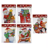 Интерьерные новогодние наклейки (наклейка-лизун) - 20 000 сум