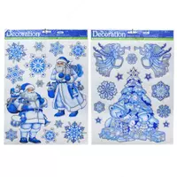 20 000 сум Интерьерные новогодние наклейки (наклейка-лизун)