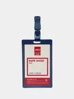 Бейдж вертикальный Deli 5743