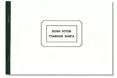 Главная книга формата А4