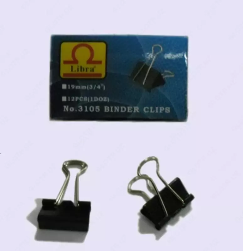 Зажим для бумаги LIBRA 25 мм