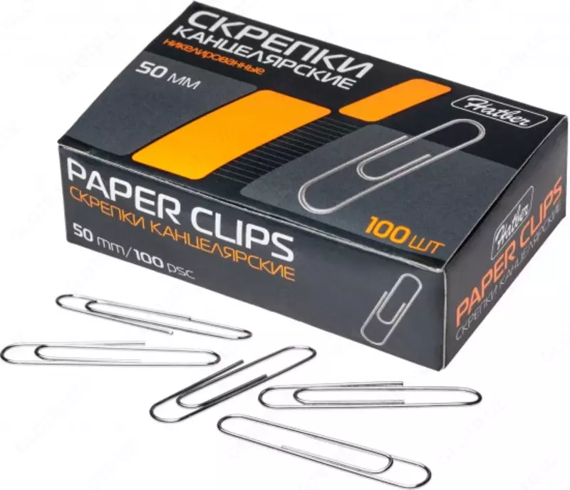 Скрепки канцелярские 50 мм