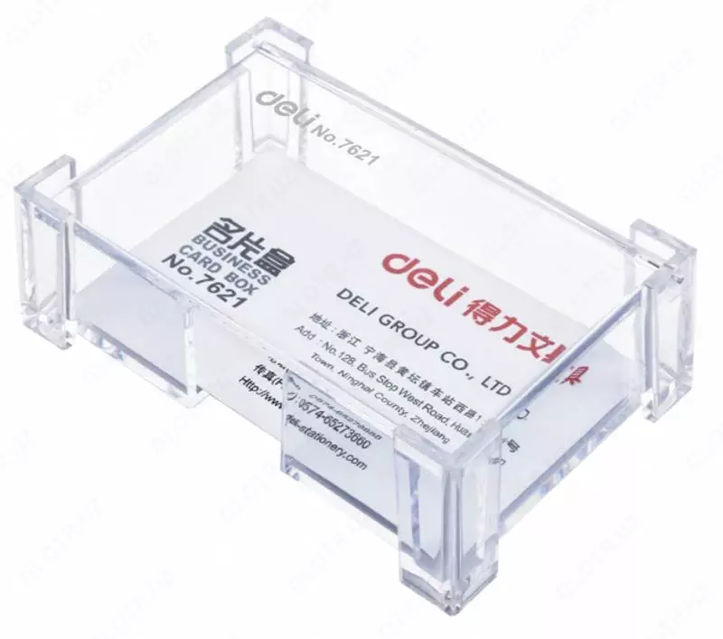 Подставка для визиток Deli 7621 - 13 000 сум