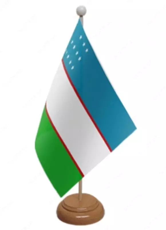 Флаг государственный 15х25 см - 38 000 сум