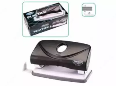 Дырокол B&W пластиковый на 10 л - 23 000 сум / шт.