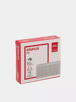 Скобы для степлера Deli № 23/17