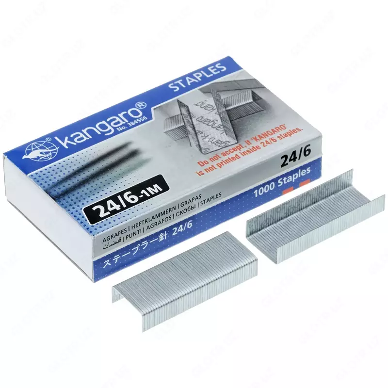 KANGARO № 24/6 stapler uchun shtapellar