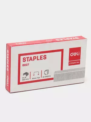 Скобы для степлера Deli № 24/8