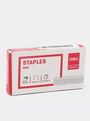 Скобы для степлера Deli № 23/10