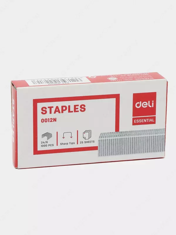 24/6 Deli 0012N stapler uchun shtapellar
