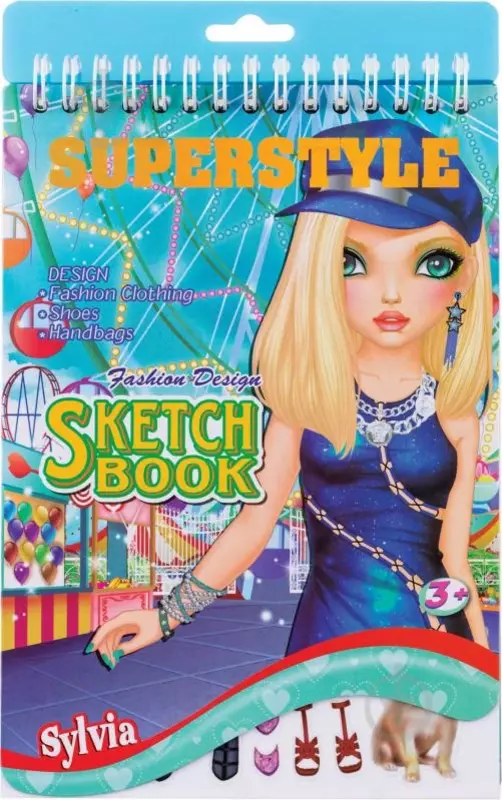 Блокнот с трафаретами CENTRUM "Одень модницу"