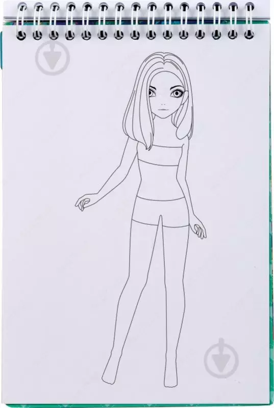 Блокнот с трафаретами CENTRUM "Одень модницу"