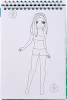 Блокнот с трафаретами CENTRUM "Одень модницу"