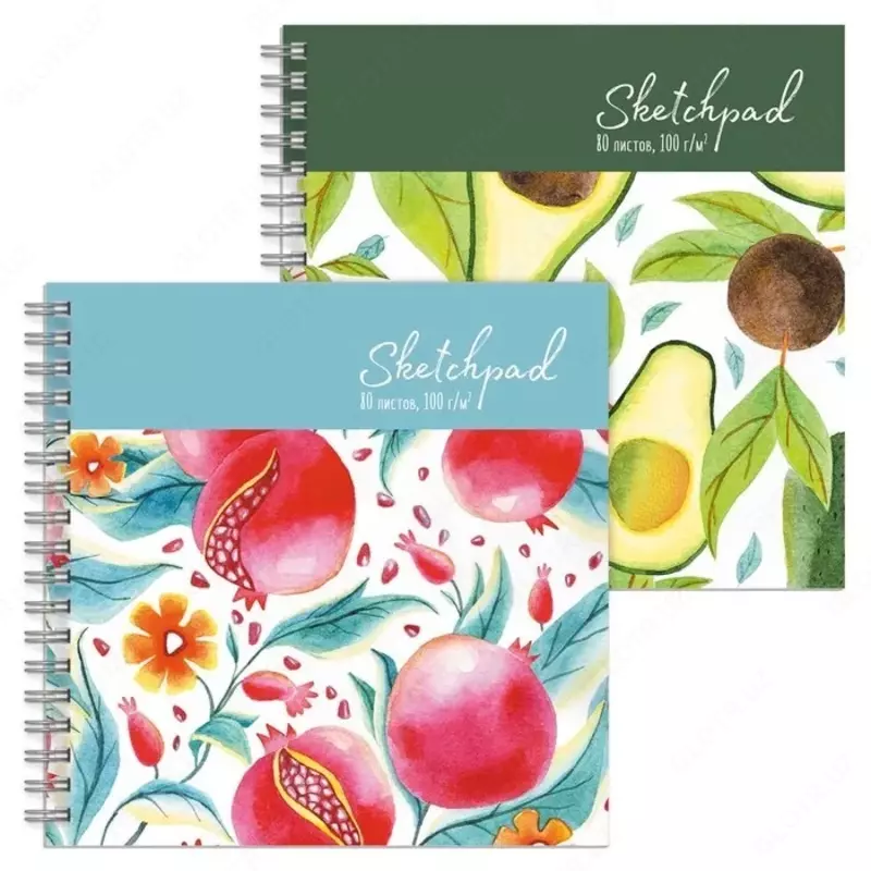 Скетчпад 195х195 мм 80 листов
