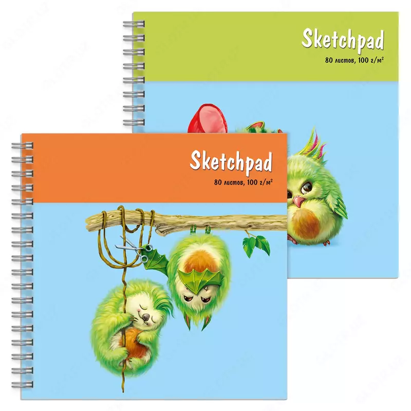 Скетчпад 195х195 мм 80 листов - 63 600 сум
