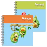 Скетчпад 195х195 мм 80 листов - 63 600 сум