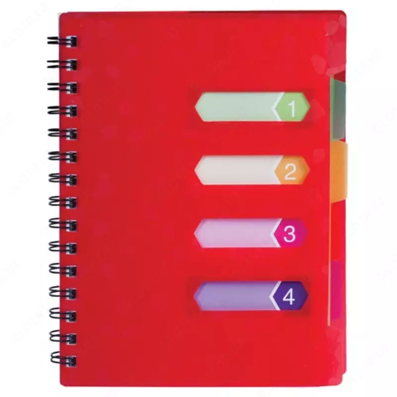 Тетрадь с разделителями