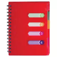 Тетрадь с разделителями